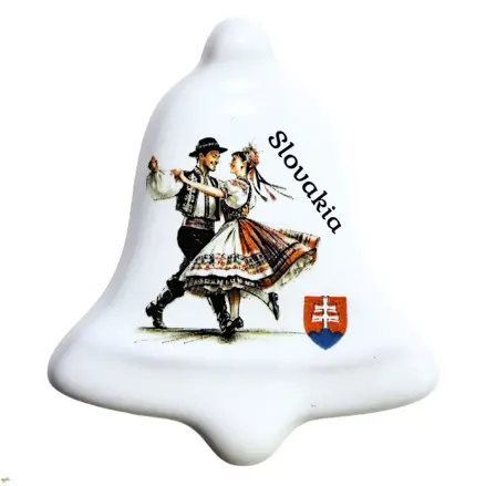 Keramický zvonček Slovenský folklór 2