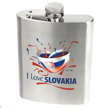Nerezové ploskačky so Slovenským motívom | orienthouse.sk Nerezové ploskačky Slovakia